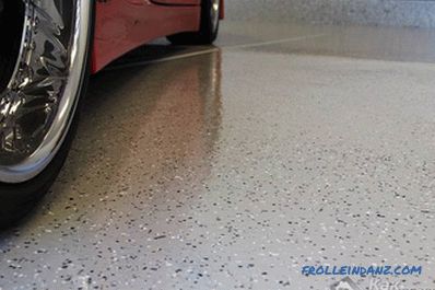 How to cover the floor in the garage