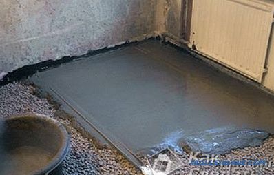 How to make a floor screed