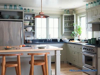 How to make a color combination in the interior of the kitchen + 21 photo sample