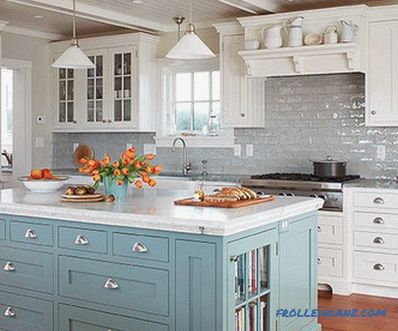 How to make a color combination in the interior of the kitchen + 21 photo sample