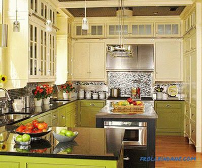 How to make a color combination in the interior of the kitchen + 21 photo sample