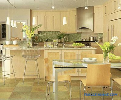 How to make a color combination in the interior of the kitchen + 21 photo sample