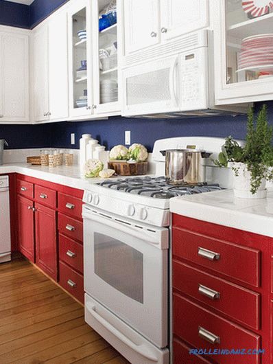 How to make a color combination in the interior of the kitchen + 21 photo sample