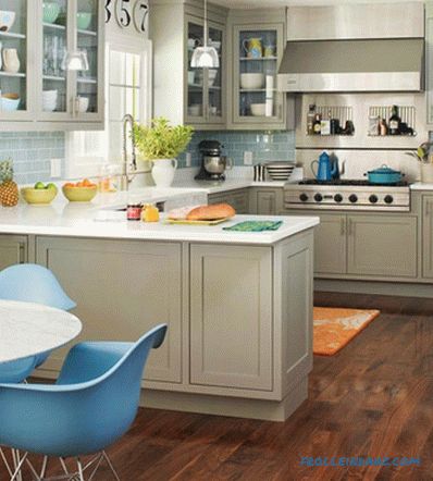 How to make a color combination in the interior of the kitchen + 21 photo sample