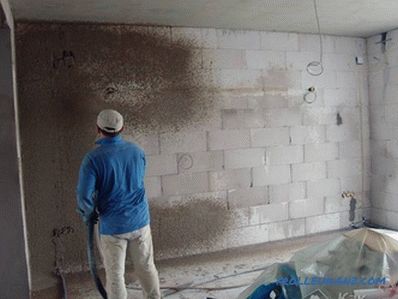 How to plaster aerated concrete - plaster of aerated concrete blocks