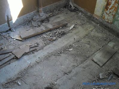 How to insulate the old floor in a private house