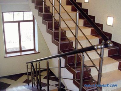 How to make a railing for the stairs