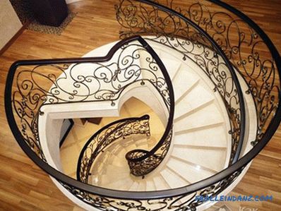 How to make a railing for the stairs