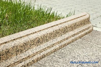 How to install a sidewalk curb - installing a curb