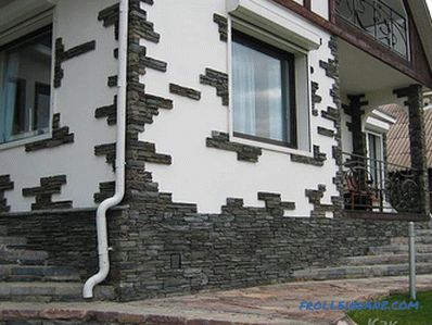 How to revet the facade of the house - the choice of facing material + photo