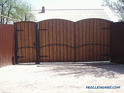 How to make a gate of corrugated