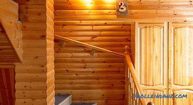 How to sheathe the walls in a wooden house indoors