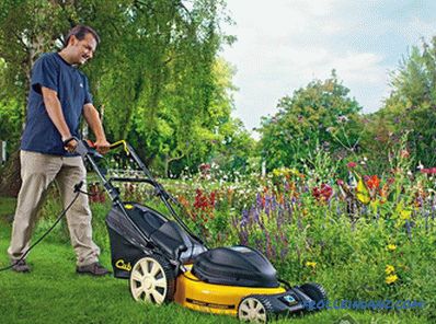 How to choose a lawnmower - lawnmower selection