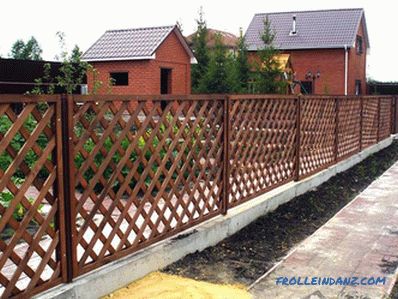 How to make a wooden fence - a fence made of wood