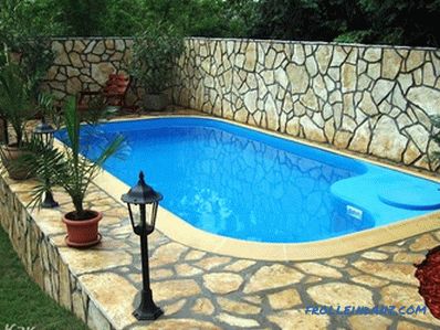Do-it-yourself concrete pool - concrete pool + photo