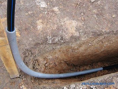 How to insulate pipes in the street