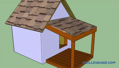 How to make a dog house with your own hands