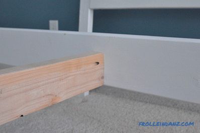 How to make a bed frame with your own hands from wood