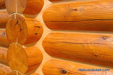 Round logs - the pros and cons of the house