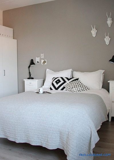 Scandinavian style bedroom - relaxing and chic design, 56 photo ideas