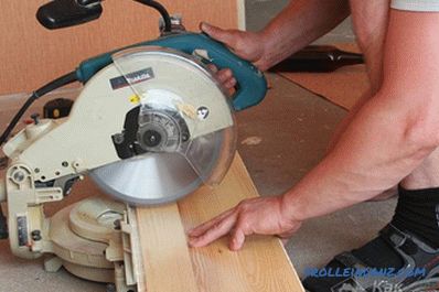 How to cut laminate - sawing laminate