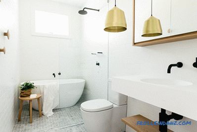 Scandinavian style bathroom - design rules and photo ideas