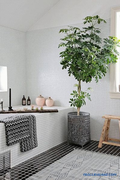 Scandinavian style bathroom - design rules and photo ideas