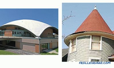 Types of roofs of private houses, their forms and options + Photos