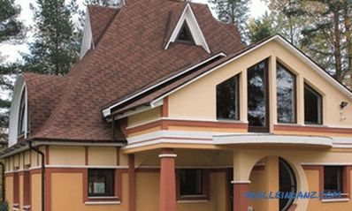 Types of roofs of private houses, their forms and options + Photos