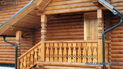 How to make a porch of wood