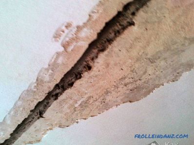 How to make a rough ceiling - ceiling device