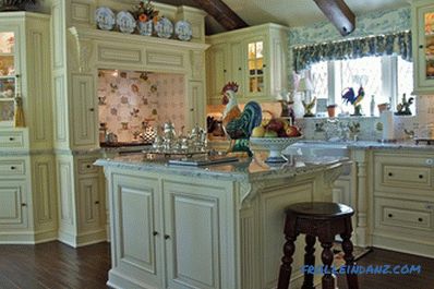 Provence-style kitchen interior design: secrets and photo ideas