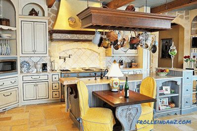 Provence-style kitchen interior design: secrets and photo ideas