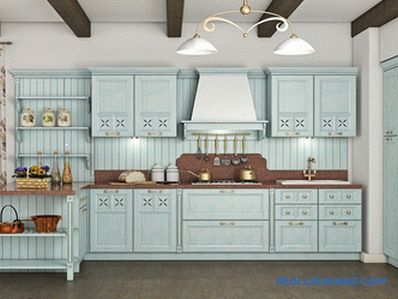 Provence-style kitchen interior design: secrets and photo ideas