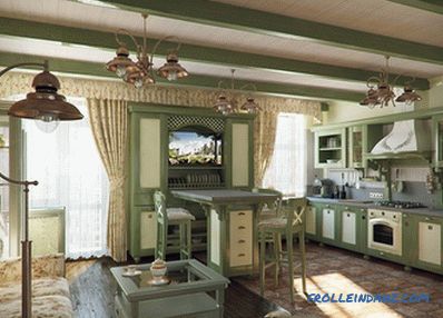 Provence-style kitchen interior design: secrets and photo ideas