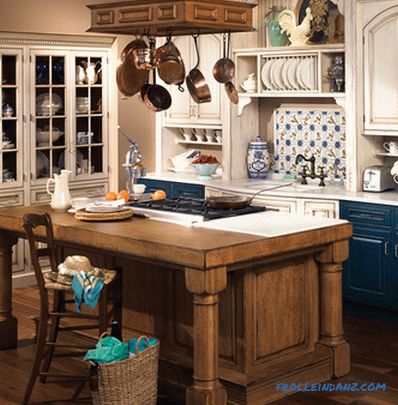 Provence-style kitchen interior design: secrets and photo ideas