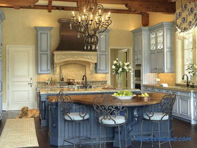 Provence-style kitchen interior design: secrets and photo ideas