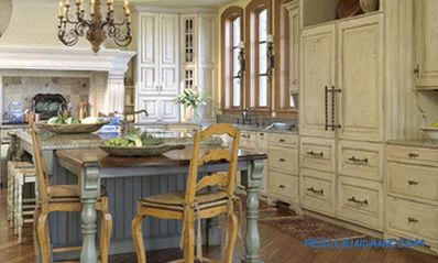 Provence-style kitchen interior design: secrets and photo ideas