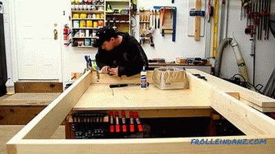 How to make a bunk bed with hands with wood + Photo