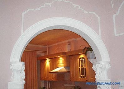 Decorating the arch with your own hands - decorating the arch in the apartment