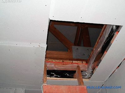 How to make a hatch in the attic