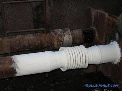 Insulation of heating pipelines - how to isolate pipes (+ photos)