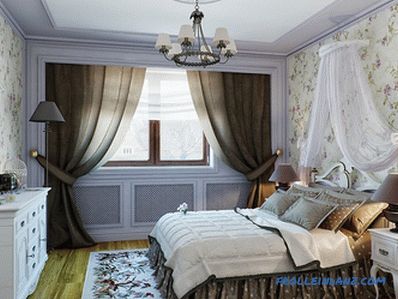 Provence style bedroom interior design