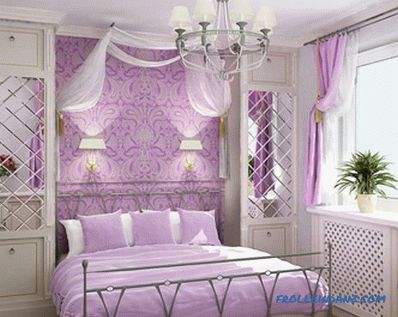 Provence style bedroom interior design