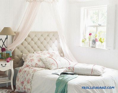 Provence style bedroom interior design