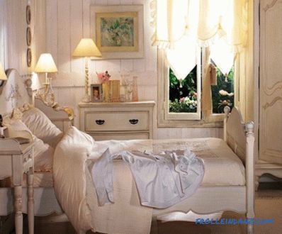 Provence style bedroom interior design