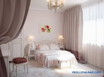 Provence style bedroom interior design