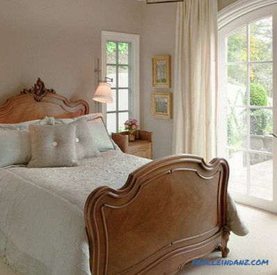 Provence style bedroom interior design