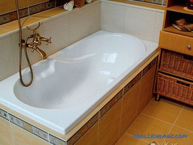How to install an acrylic bath with your own hands + photo, video
