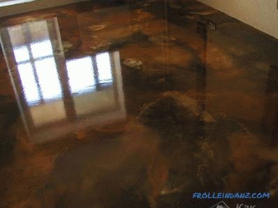 Epoxy floor do it yourself - how to pour (+ photos)